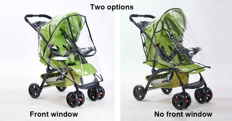 Universal stroller rain cover